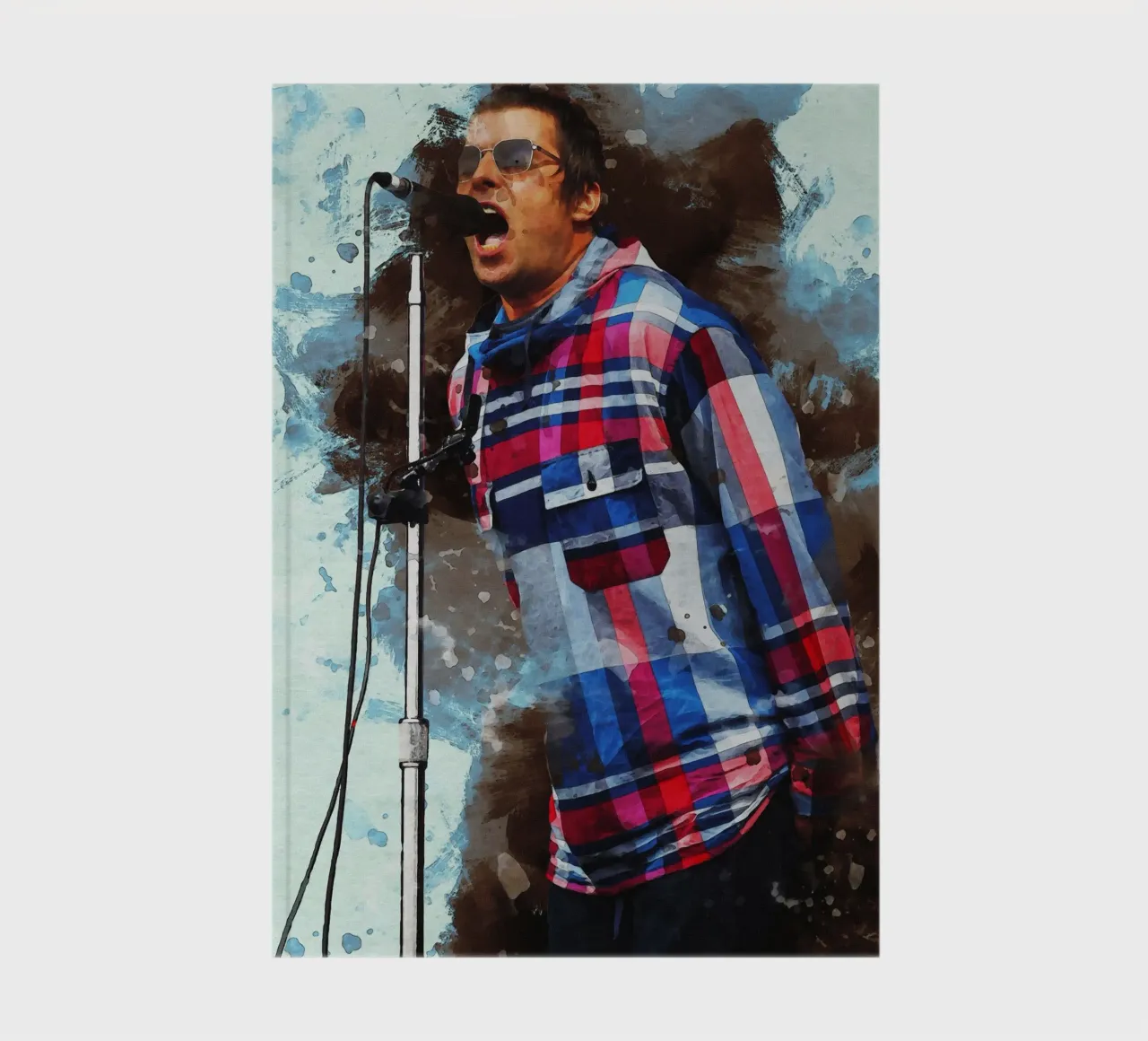 Smudge Liam Gallagher notebook by Gunawan Rb