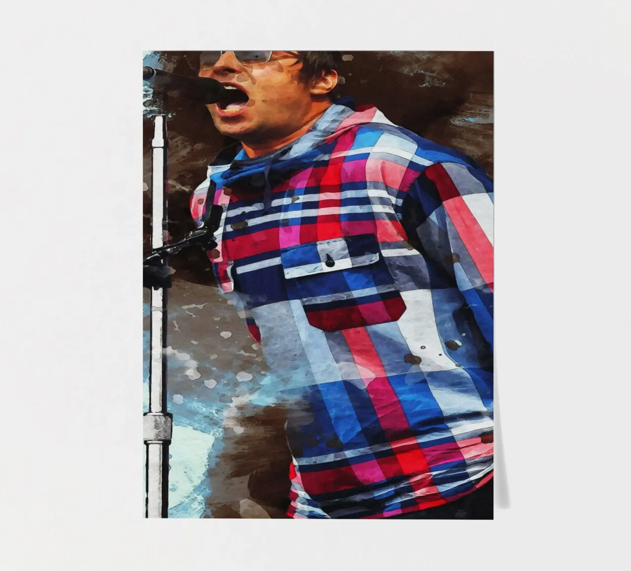 Smudge Liam Gallagher Stickerbogen von Gunawan Rb