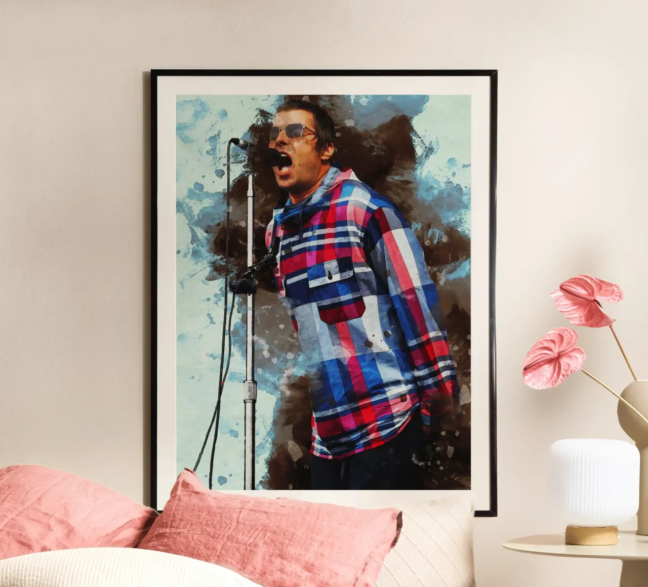 Smudge Liam Gallagher carta hahnemühle da Gunawan Rb
