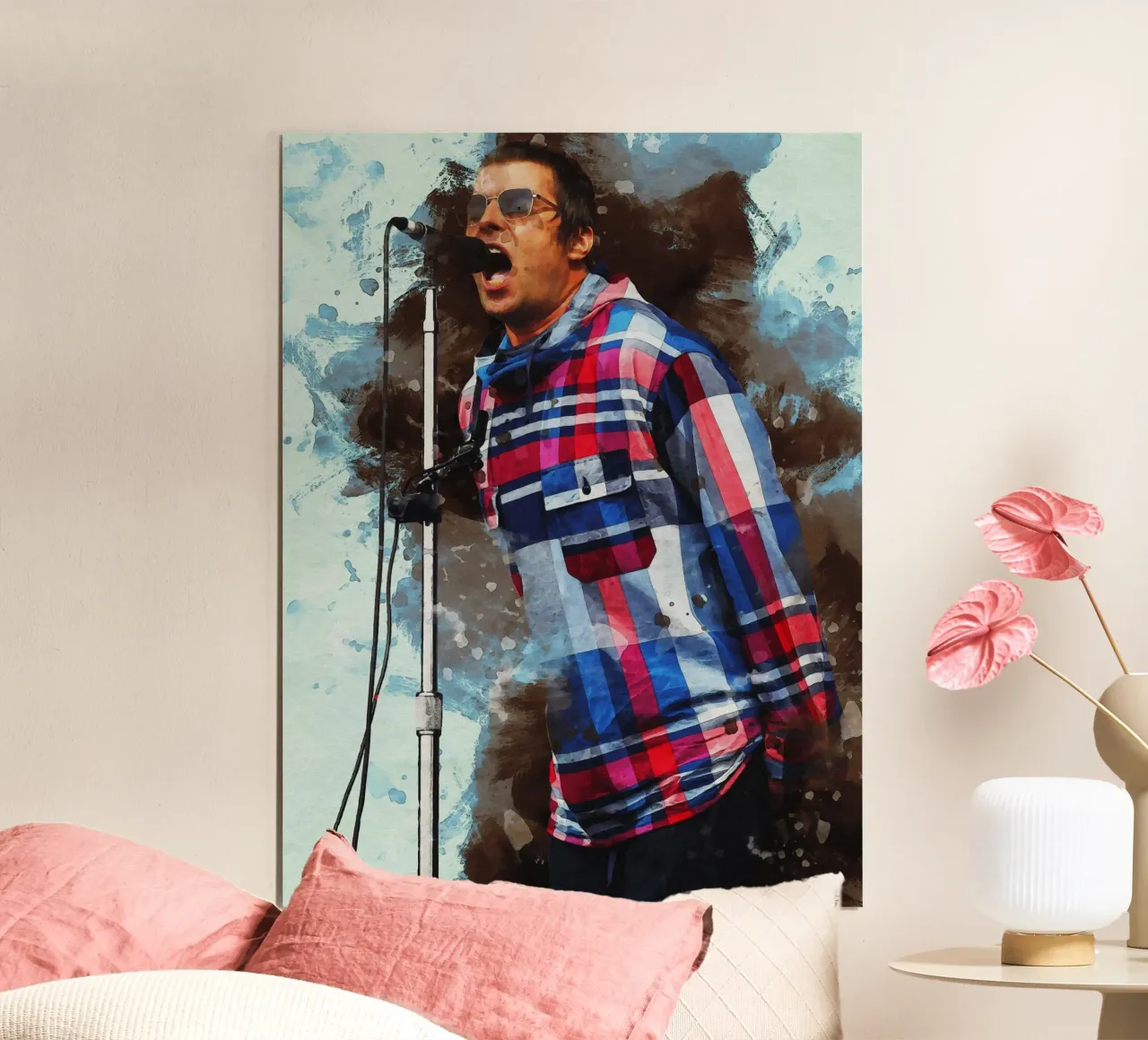 Smudge Liam Gallagher carta hahnemühle da Gunawan Rb