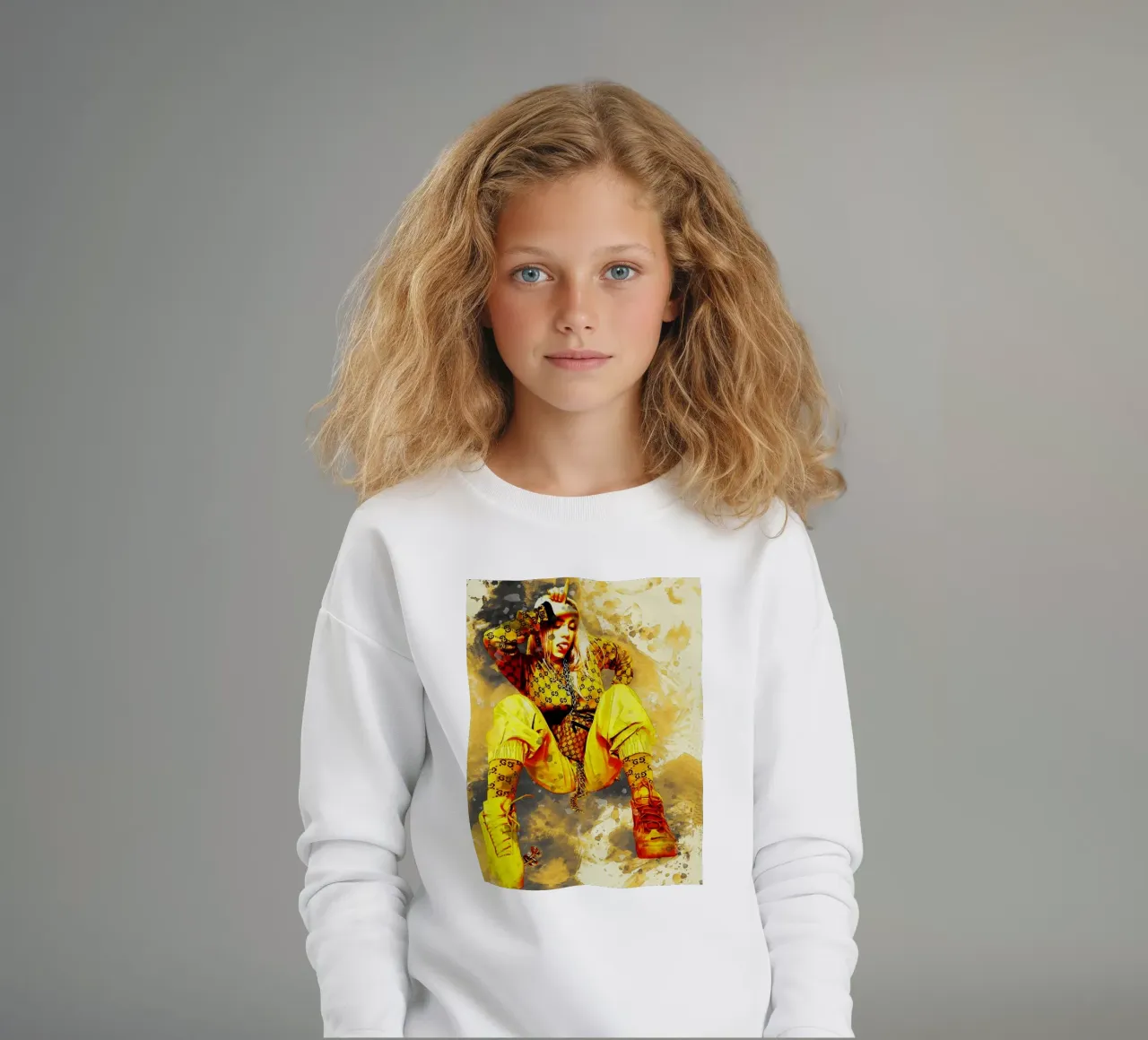 Sbaffo di Billie Eilish felpa bambino da Gunawan Rb