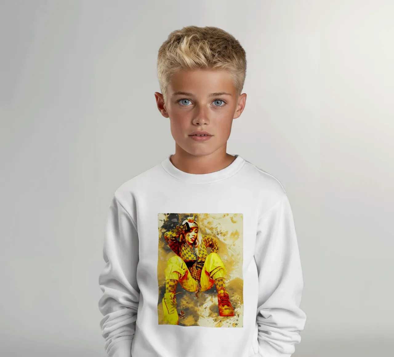 Sbaffo di Billie Eilish felpa bambino da Gunawan Rb