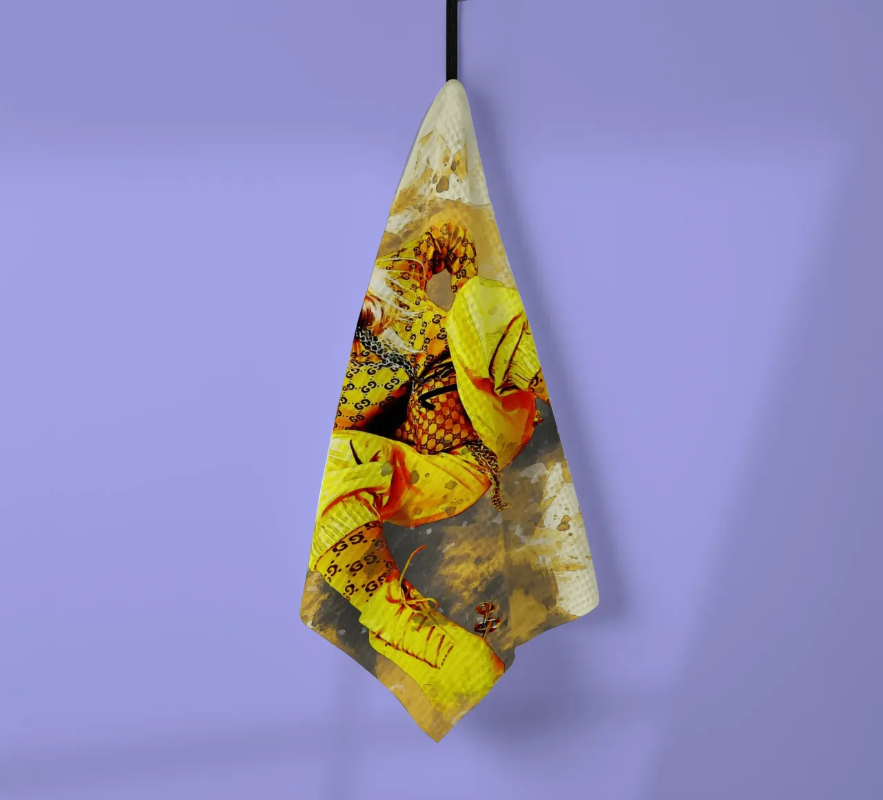 Sbaffo di Billie Eilish canovaccio da cucina da Gunawan Rb