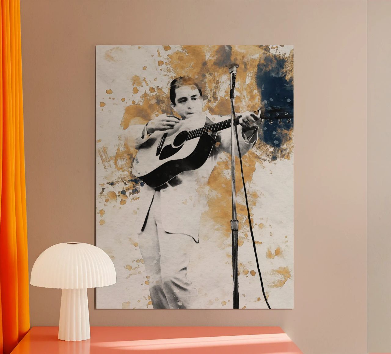 La légende de la musique américaine poster de Gunawan Rb