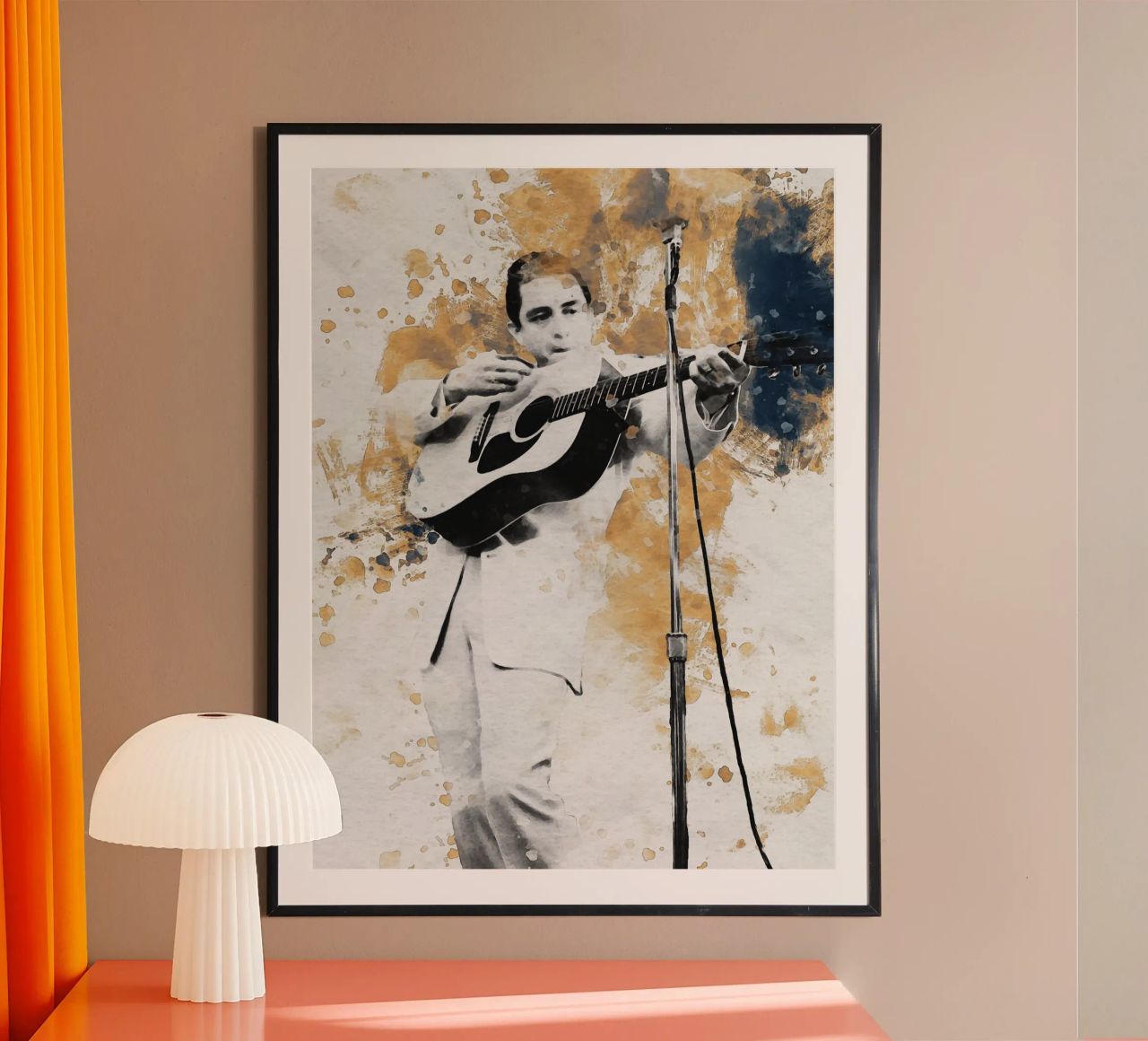 La légende de la musique américaine poster de Gunawan Rb