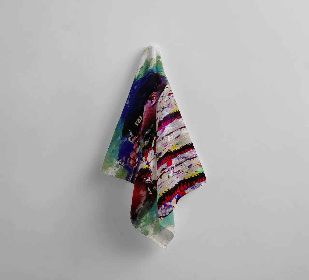 Smudge Biggie Rapero toalla de baño de Gunawan Rb