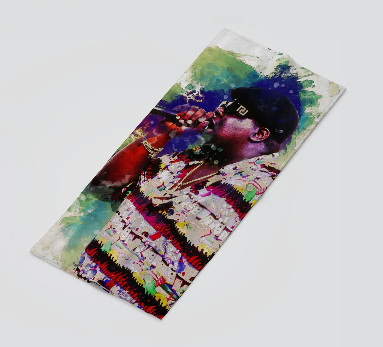 Smudge Biggie Rapper serviette de plage de Gunawan Rb