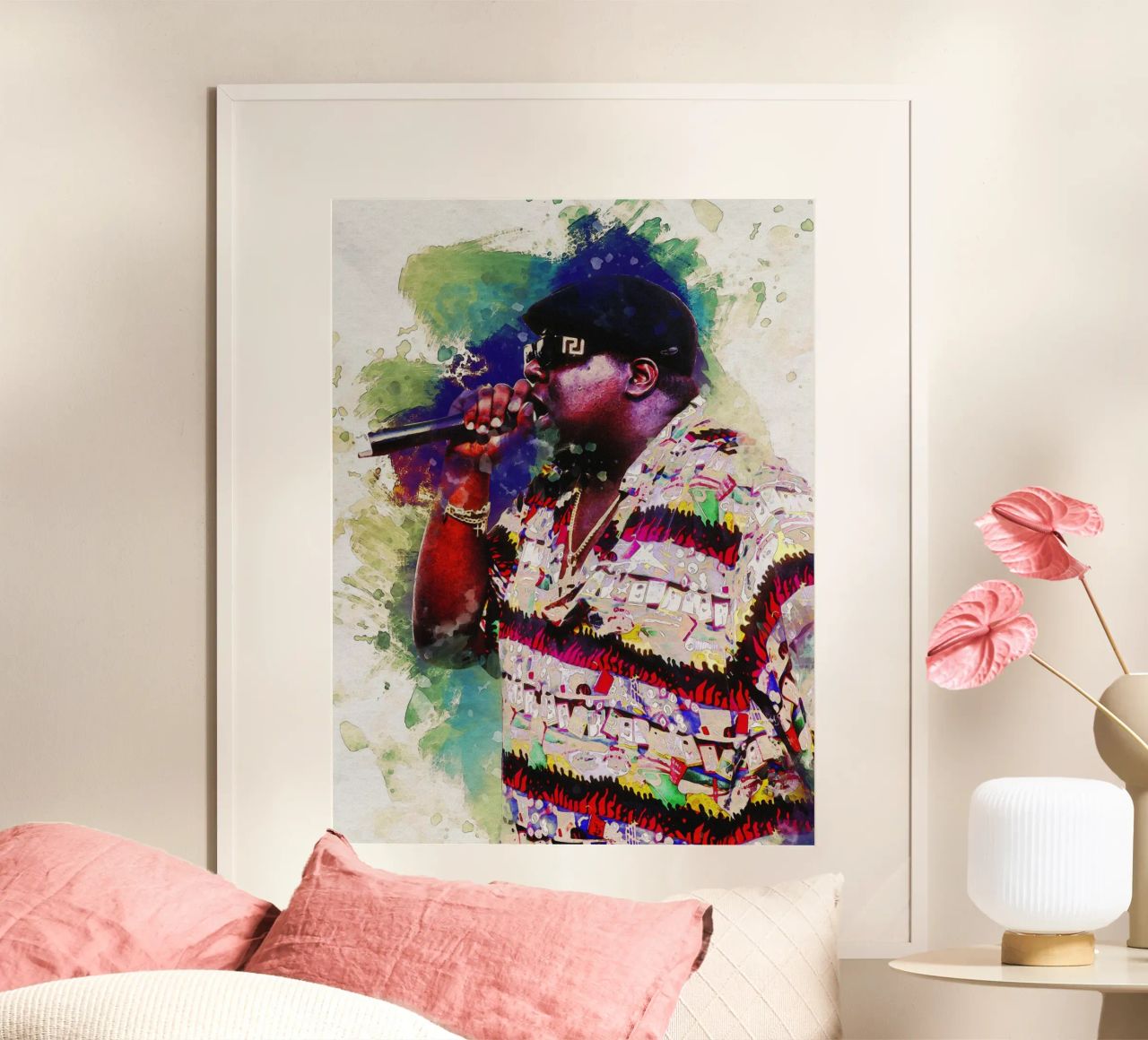 Smudge Biggie Rapper poster by Gunawan Rb