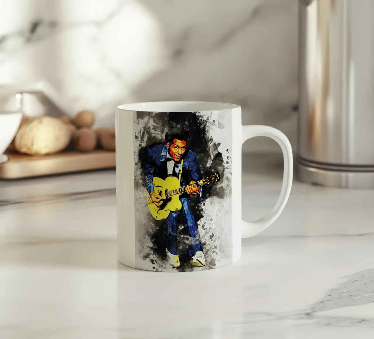 Sbaffo Chuck Berry tazza in ceramica da Gunawan Rb