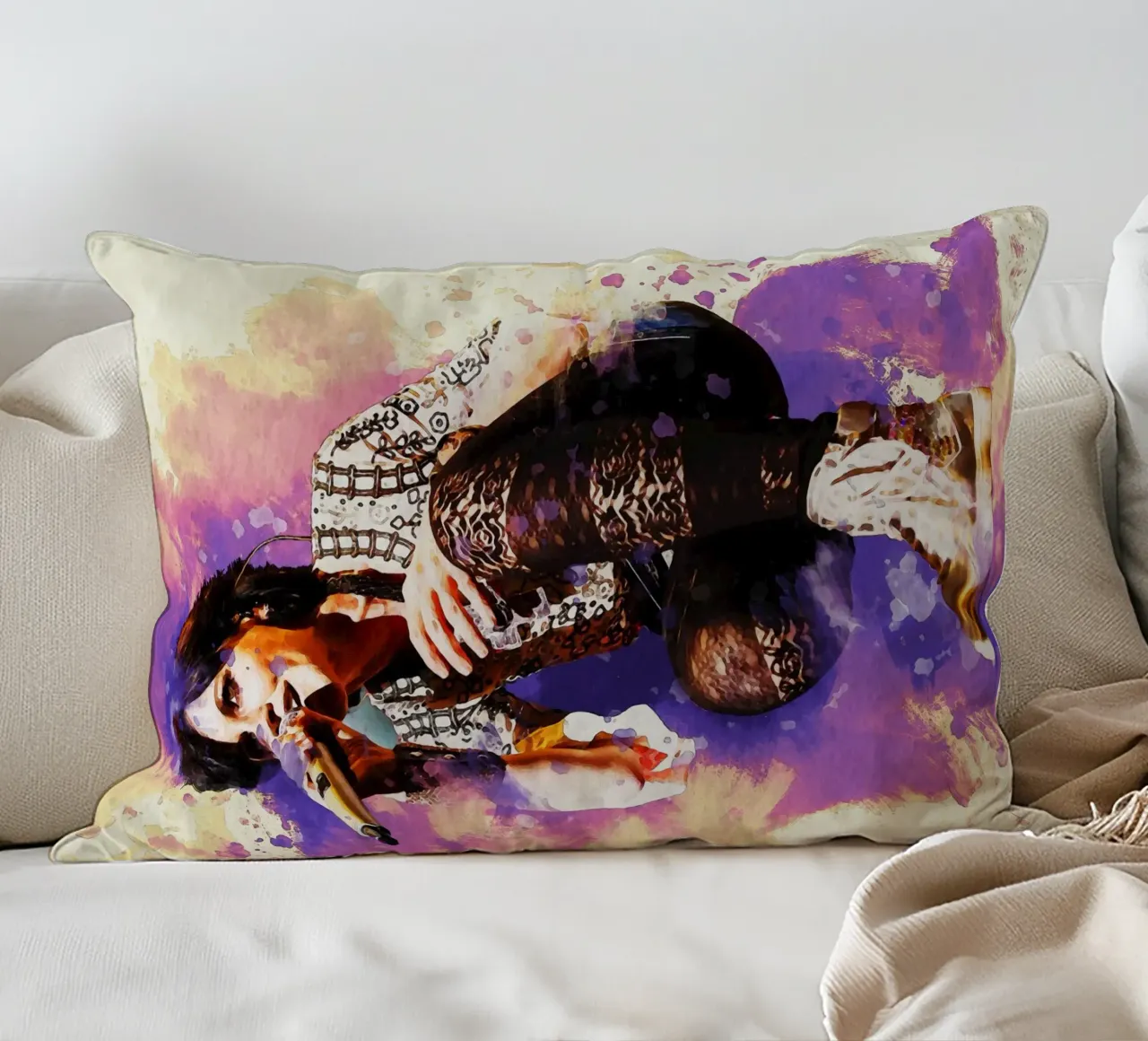 Sbaffo di Dolores O'riordan cuscino da Gunawan Rb