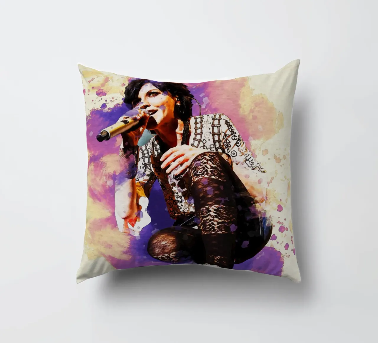 Sbaffo di Dolores O'riordan cuscino da Gunawan Rb