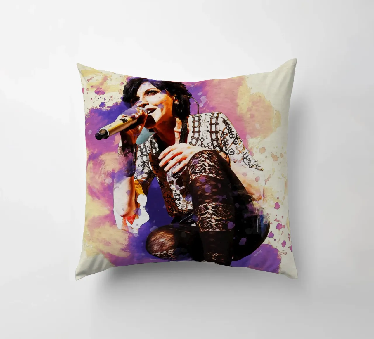 Sbaffo di Dolores O'riordan cuscino da Gunawan Rb