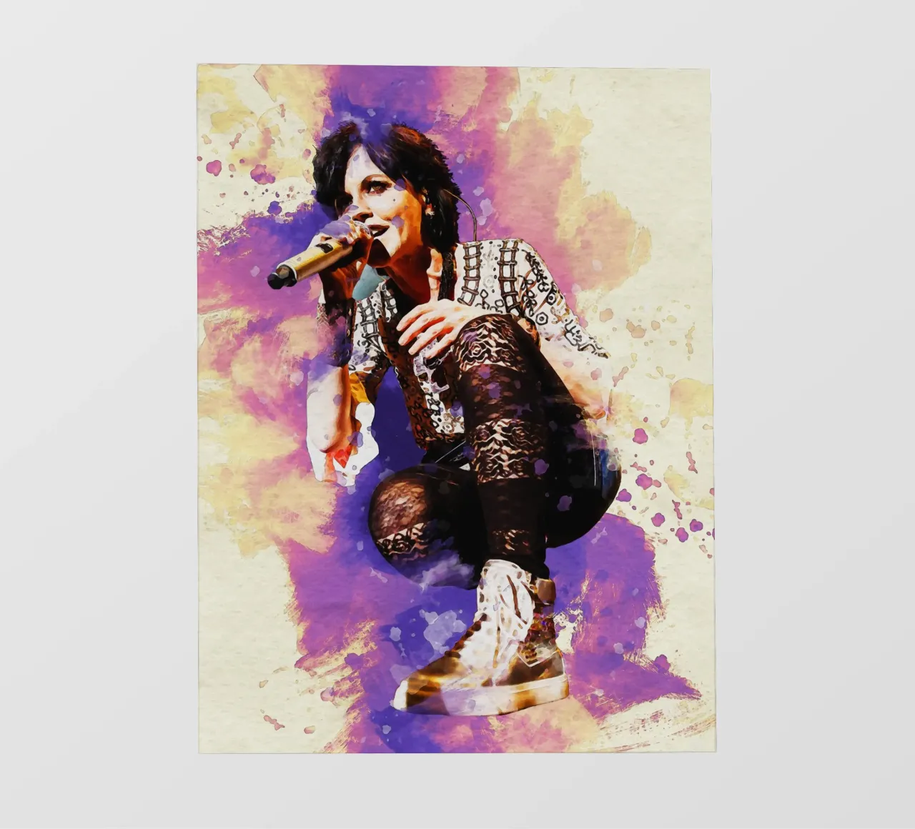 Sbaffo di Dolores O'riordan pellicola backlit da Gunawan Rb