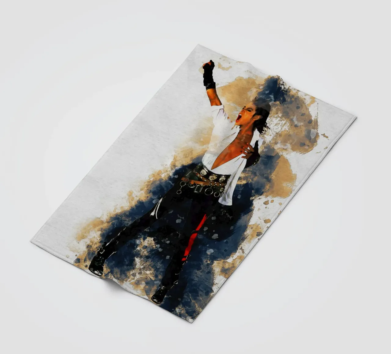 Sbaffo Michael Jackson re del pop coperta in pile da Gunawan Rb