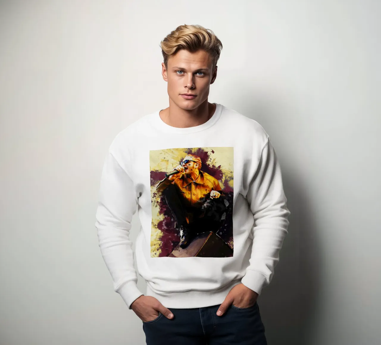 Smudge Layne Thomas Staley felpa da Gunawan Rb