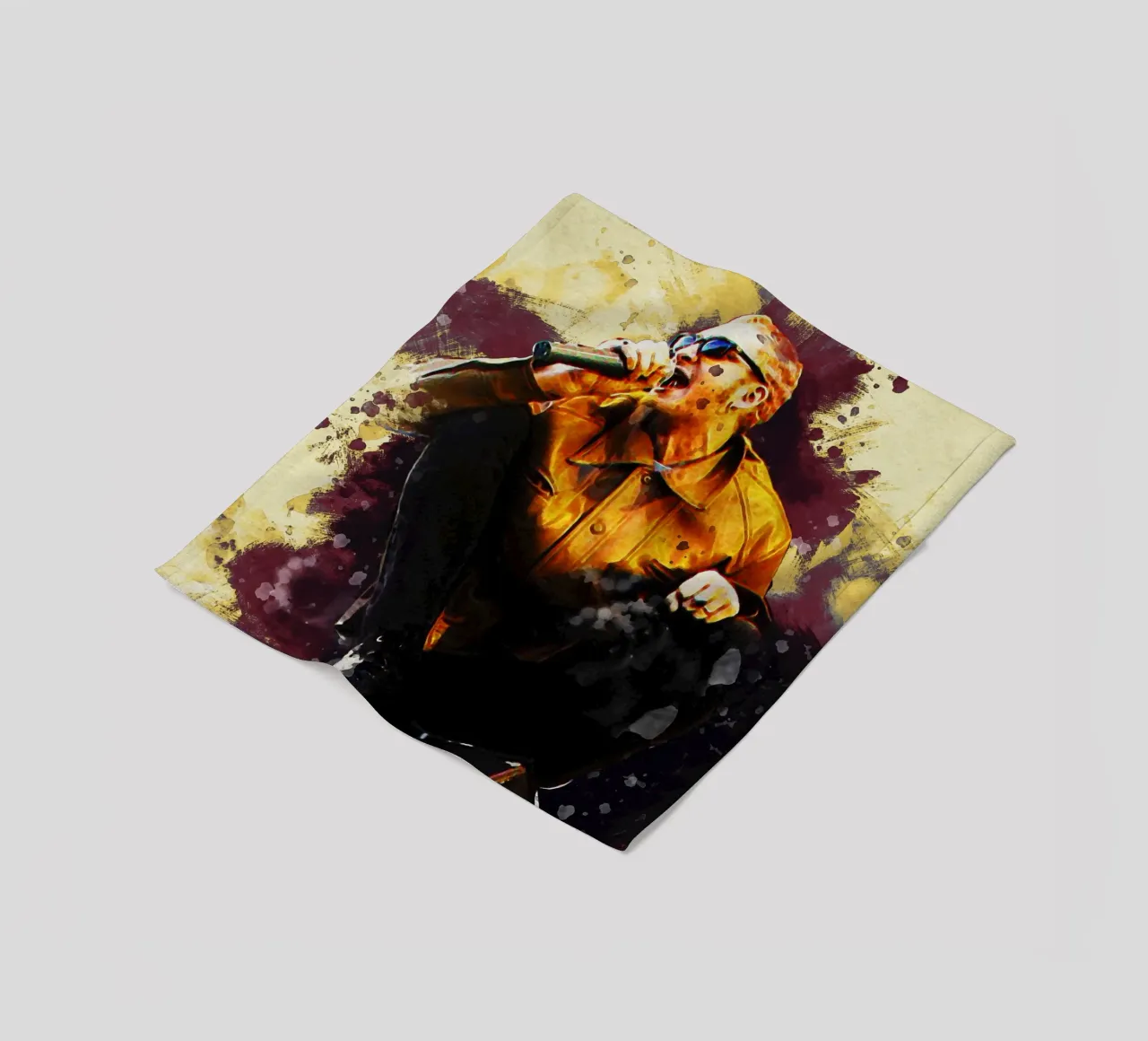 Smudge Layne Thomas Staley coperta in pile da Gunawan Rb