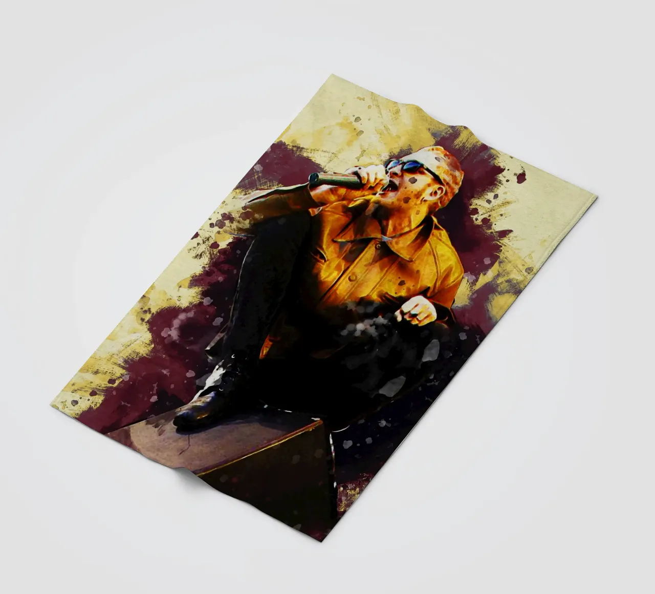 Smudge Layne Thomas Staley coperta in pile da Gunawan Rb