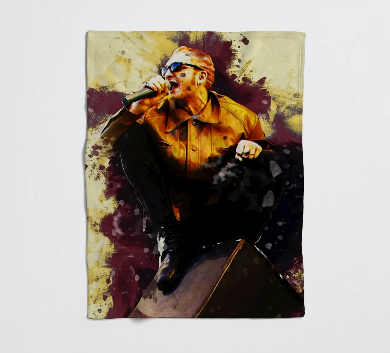 Smudge Layne Thomas Staley coperta in pile da Gunawan Rb