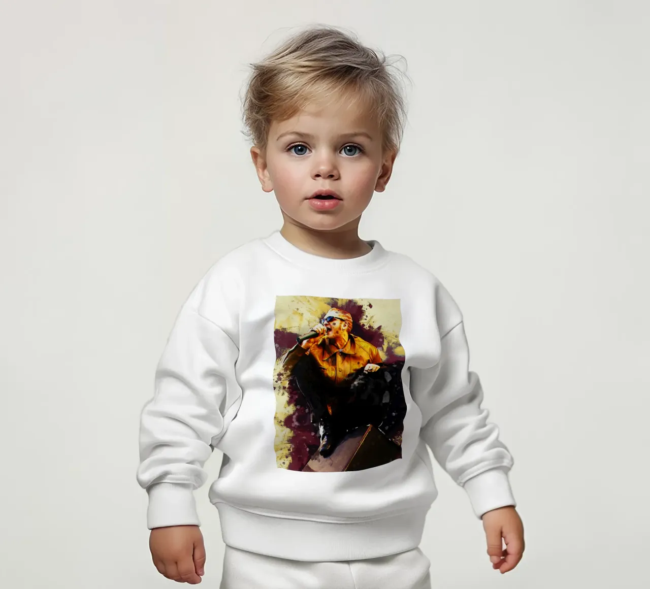 Smudge Layne Thomas Staley felpa neonato da Gunawan Rb