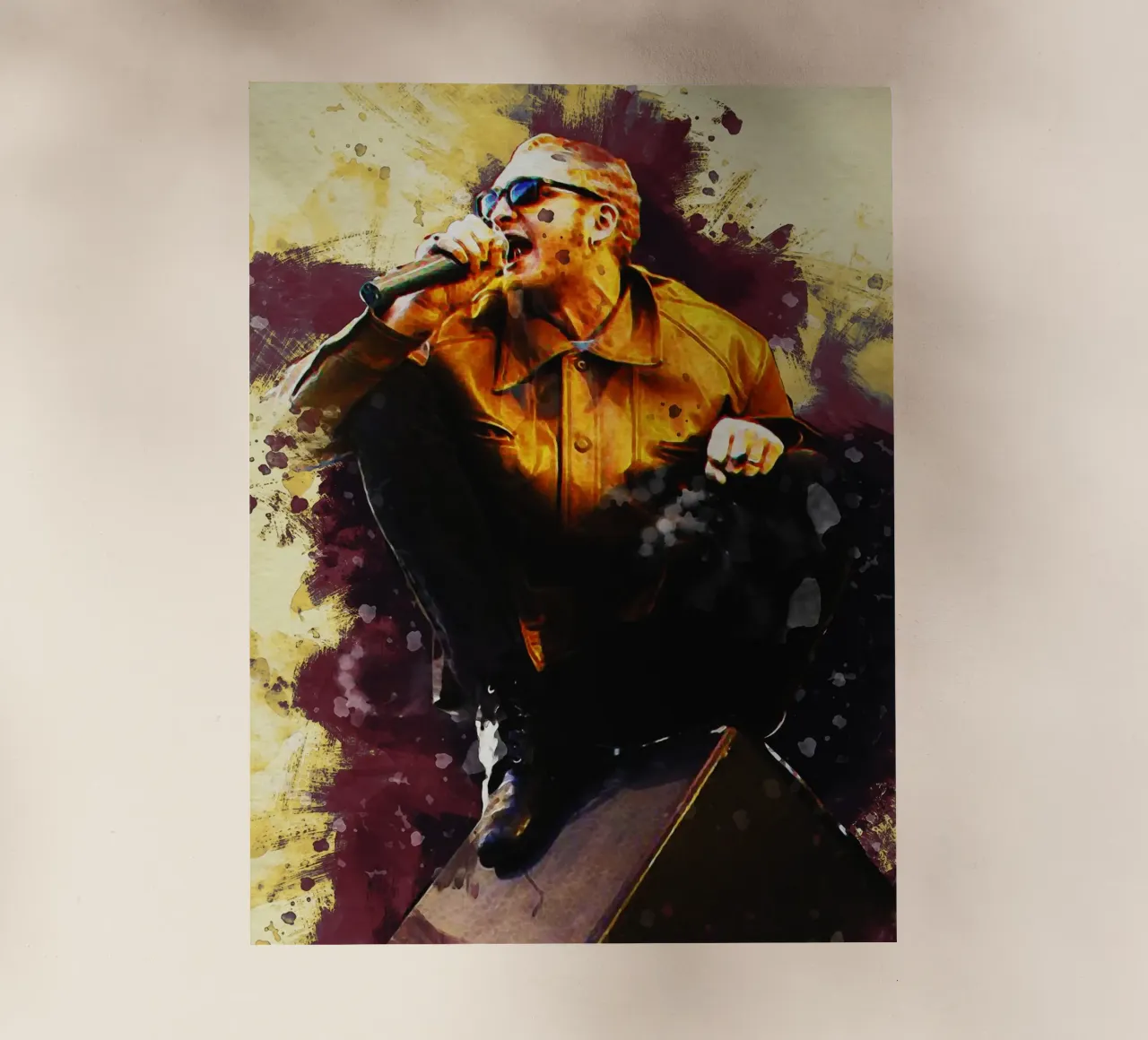 Smudge Layne Thomas Staley pellicola backlit da Gunawan Rb