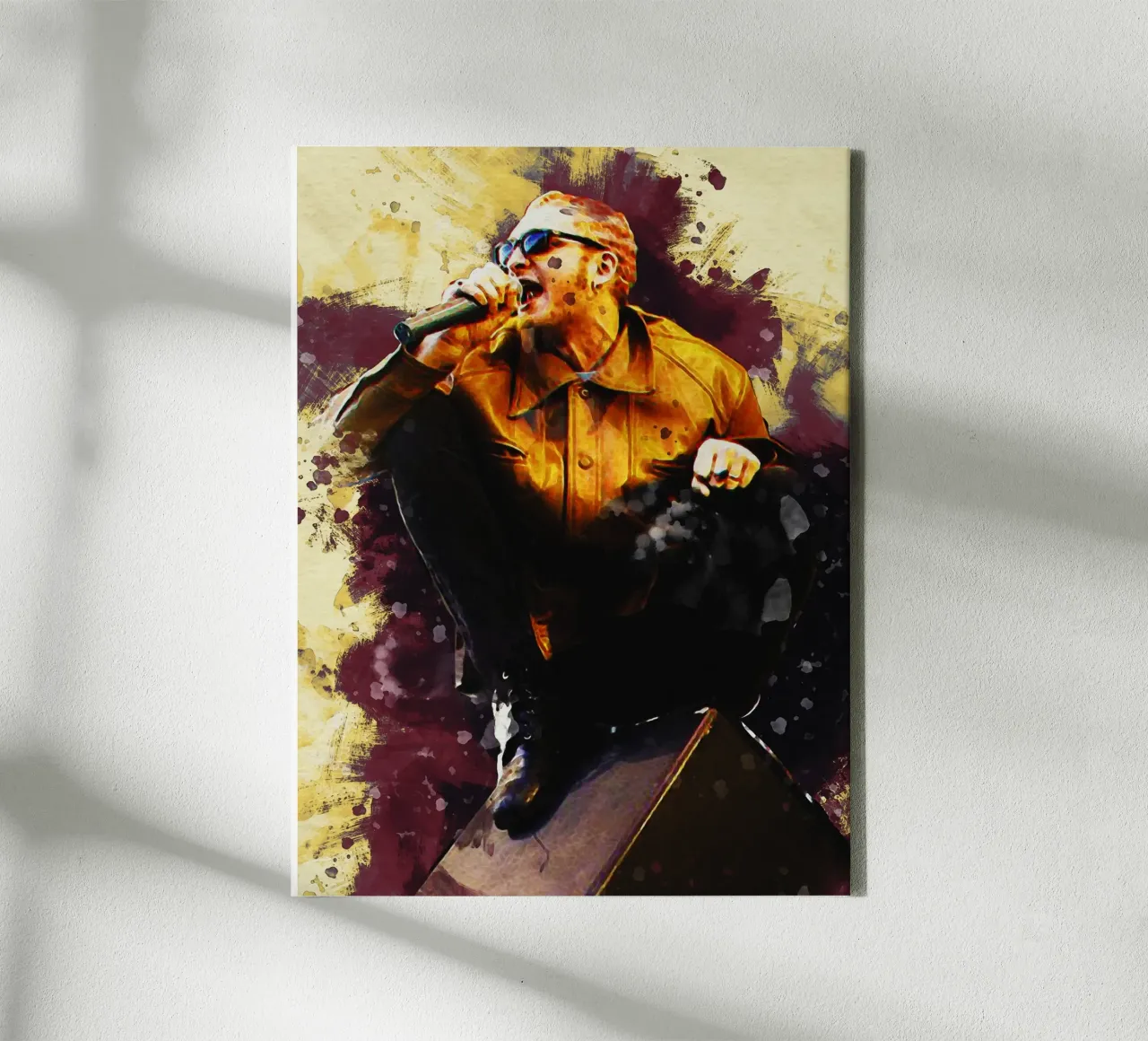 Smudge Layne Thomas Staley tela con Cornice a cassetta da Gunawan Rb
