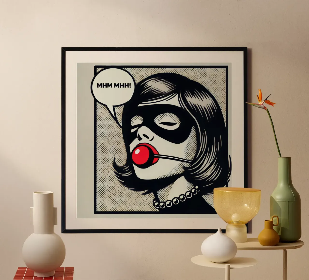 MMM - Stampa di poster d'epoca poster con telaio in plastica da posterprints-by-nomad