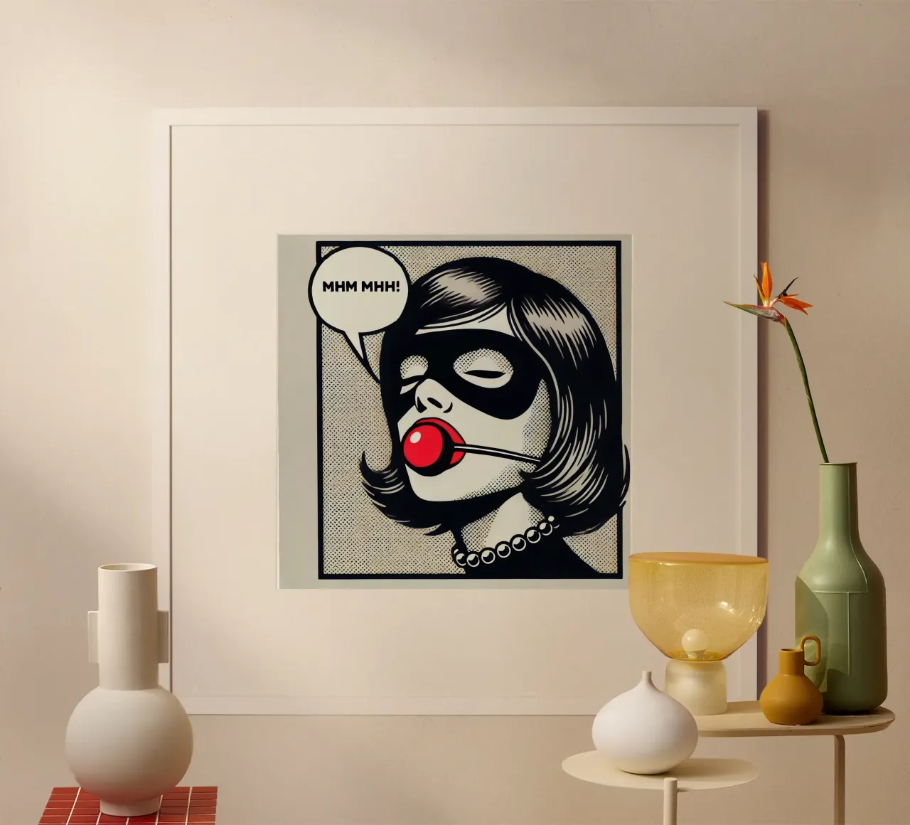 MMM - Stampa di poster d'epoca poster con telaio in plastica da posterprints-by-nomad