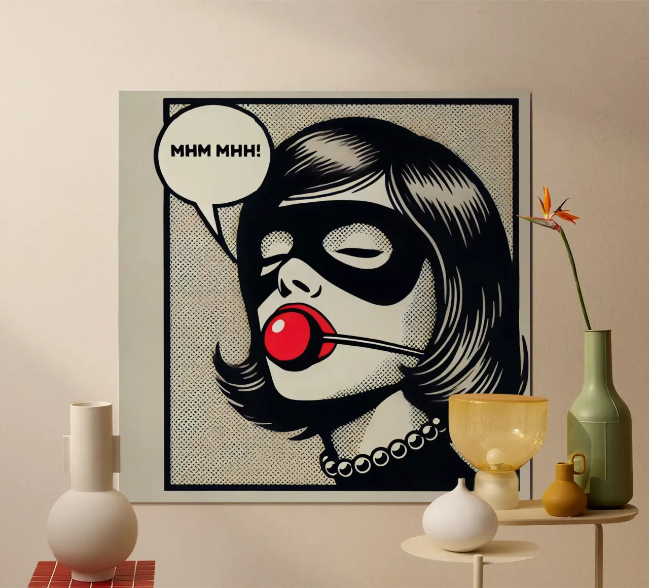 MMM - Stampa di poster d'epoca poster con telaio in plastica da posterprints-by-nomad