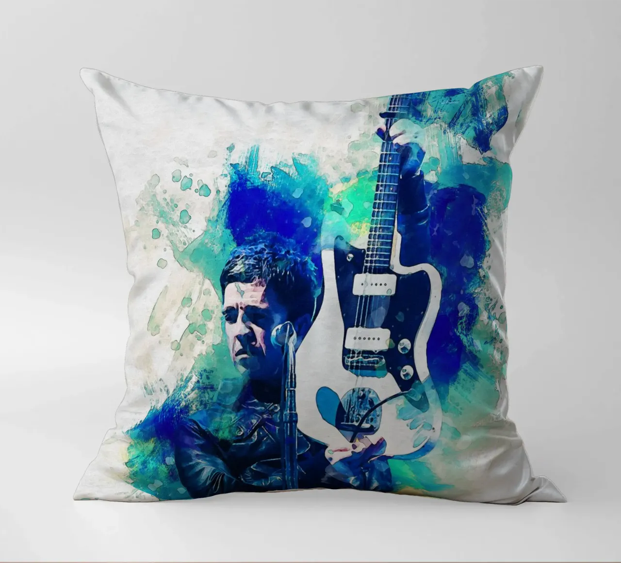 Smudge Noel Gallagher cuscino da Gunawan Rb