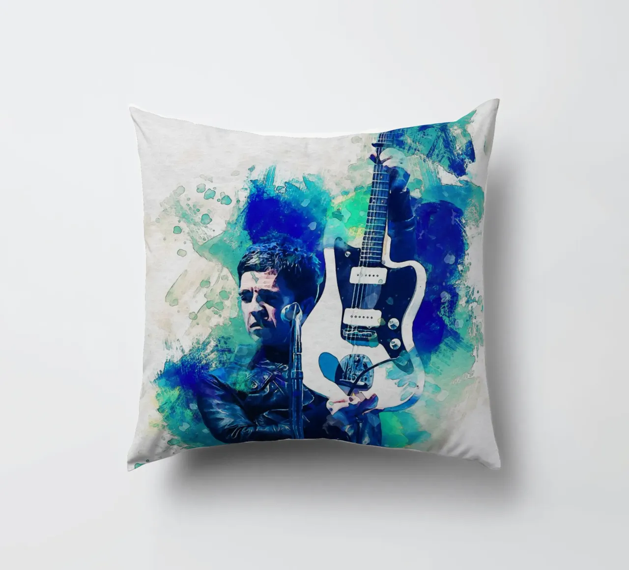 Smudge Noel Gallagher cuscino da Gunawan Rb