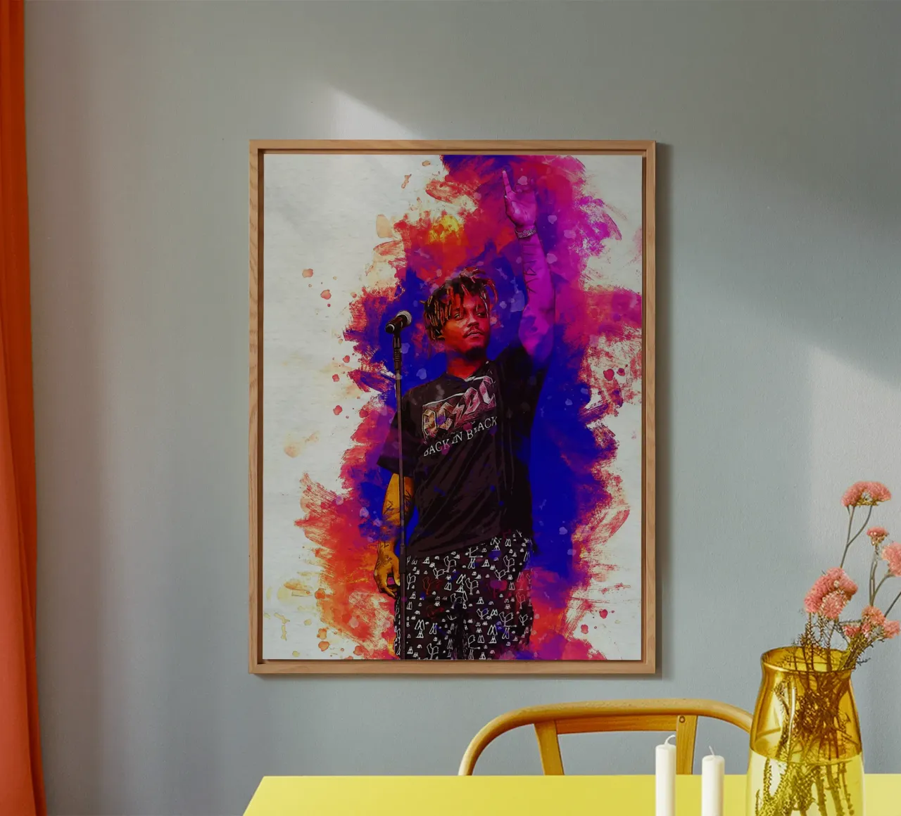 Smudge Juice wrld Live in Concert Alu-Dibond von Gunawan Rb