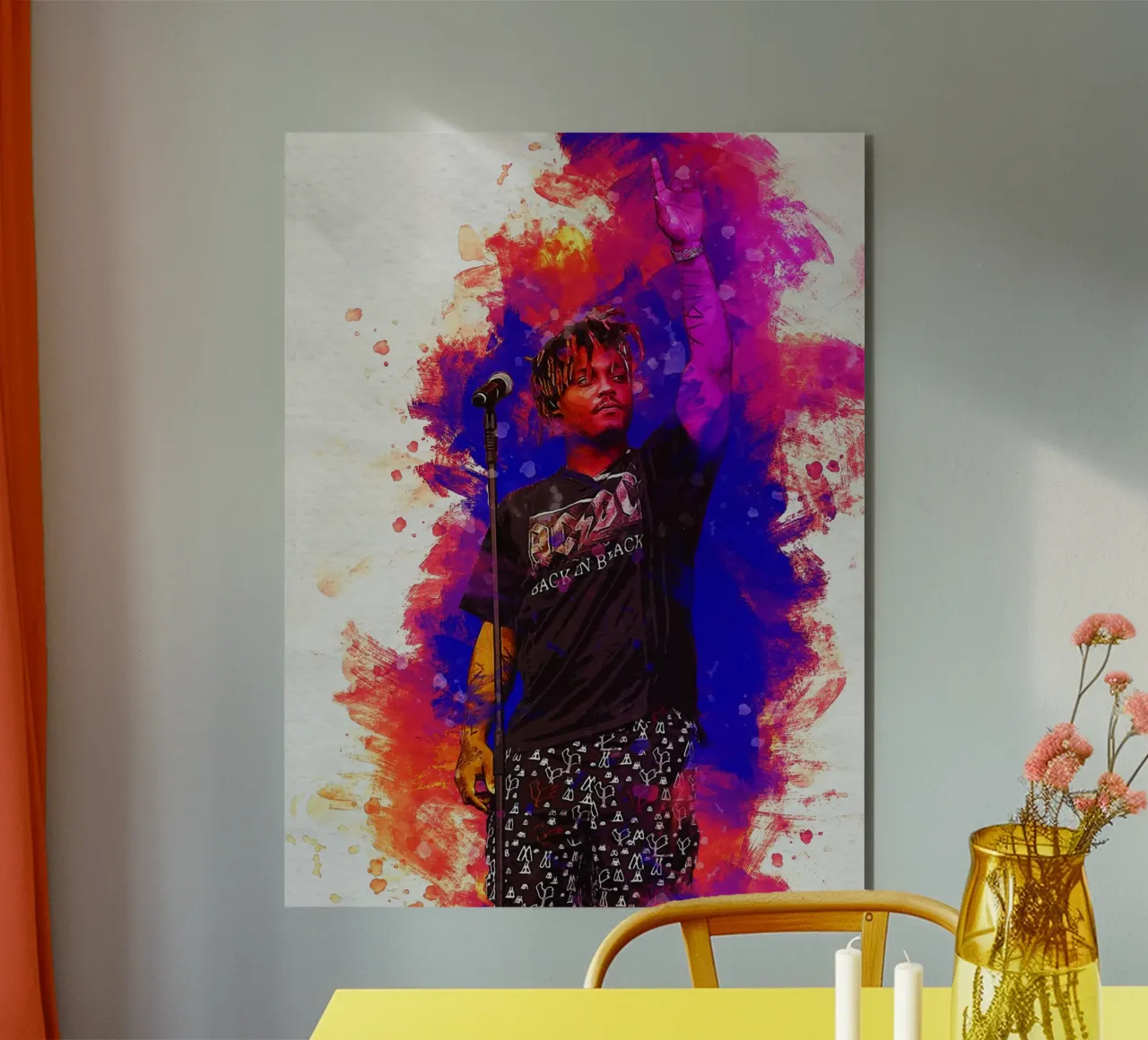Smudge Juice wrld Live in Concert Alu-Dibond von Gunawan Rb