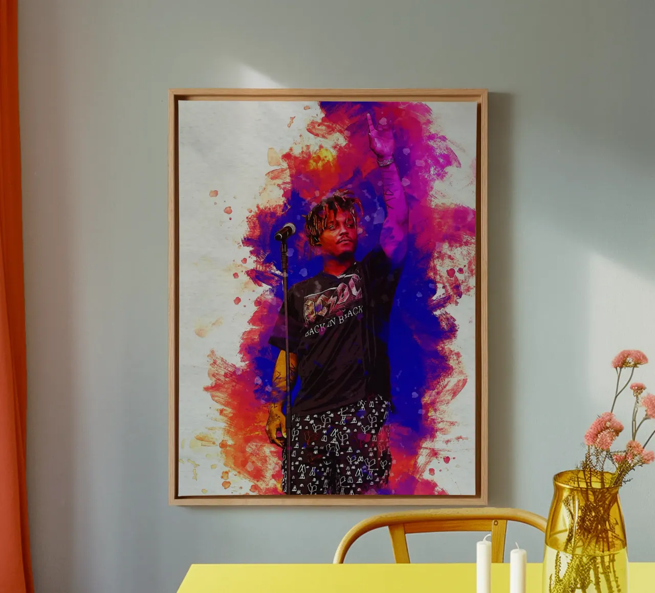 Smudge Juice wrld Live in Concert canvas by Gunawan Rb