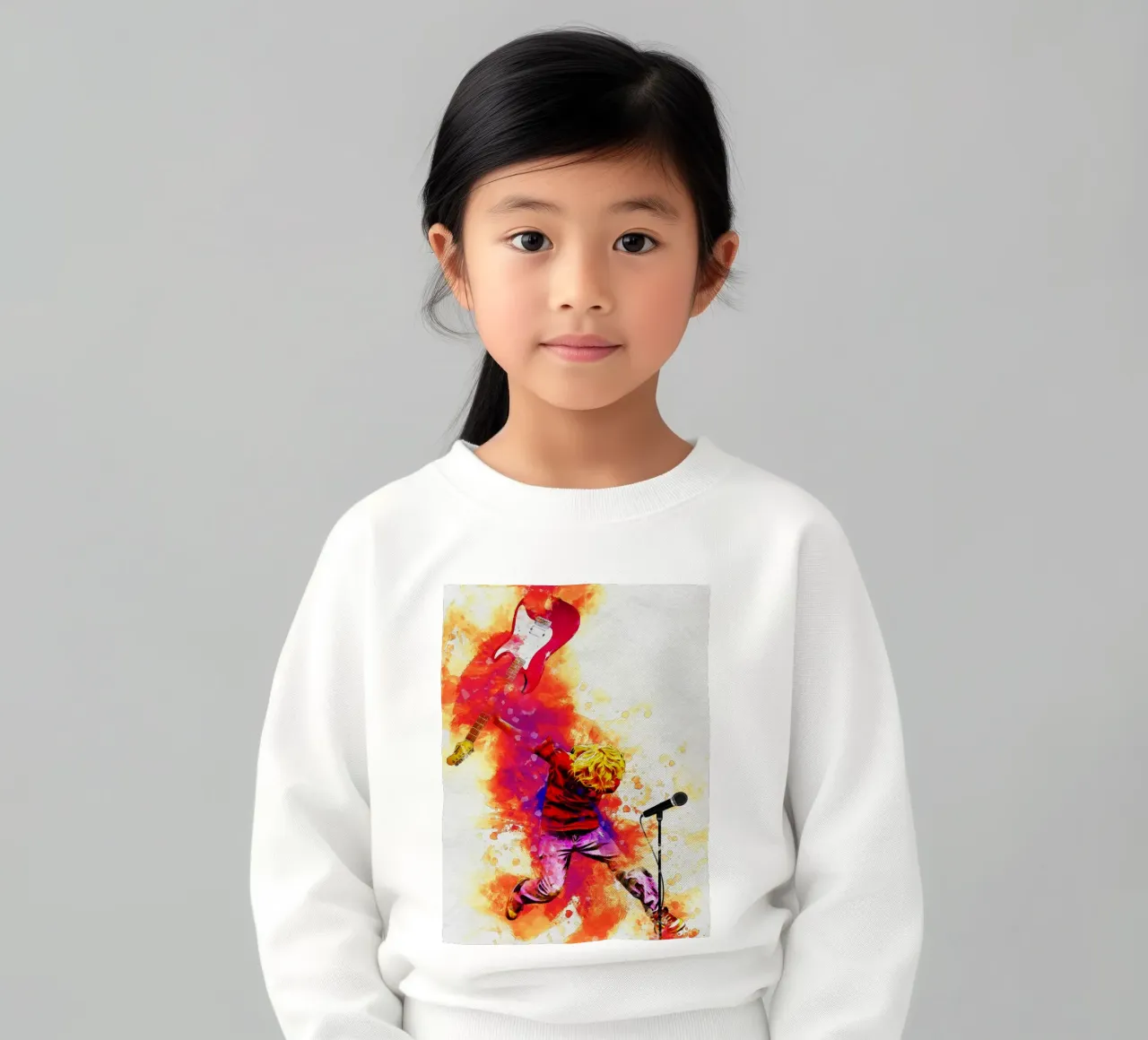 Smudge Kurt Cobain Jump sudadera para niño de Gunawan Rb
