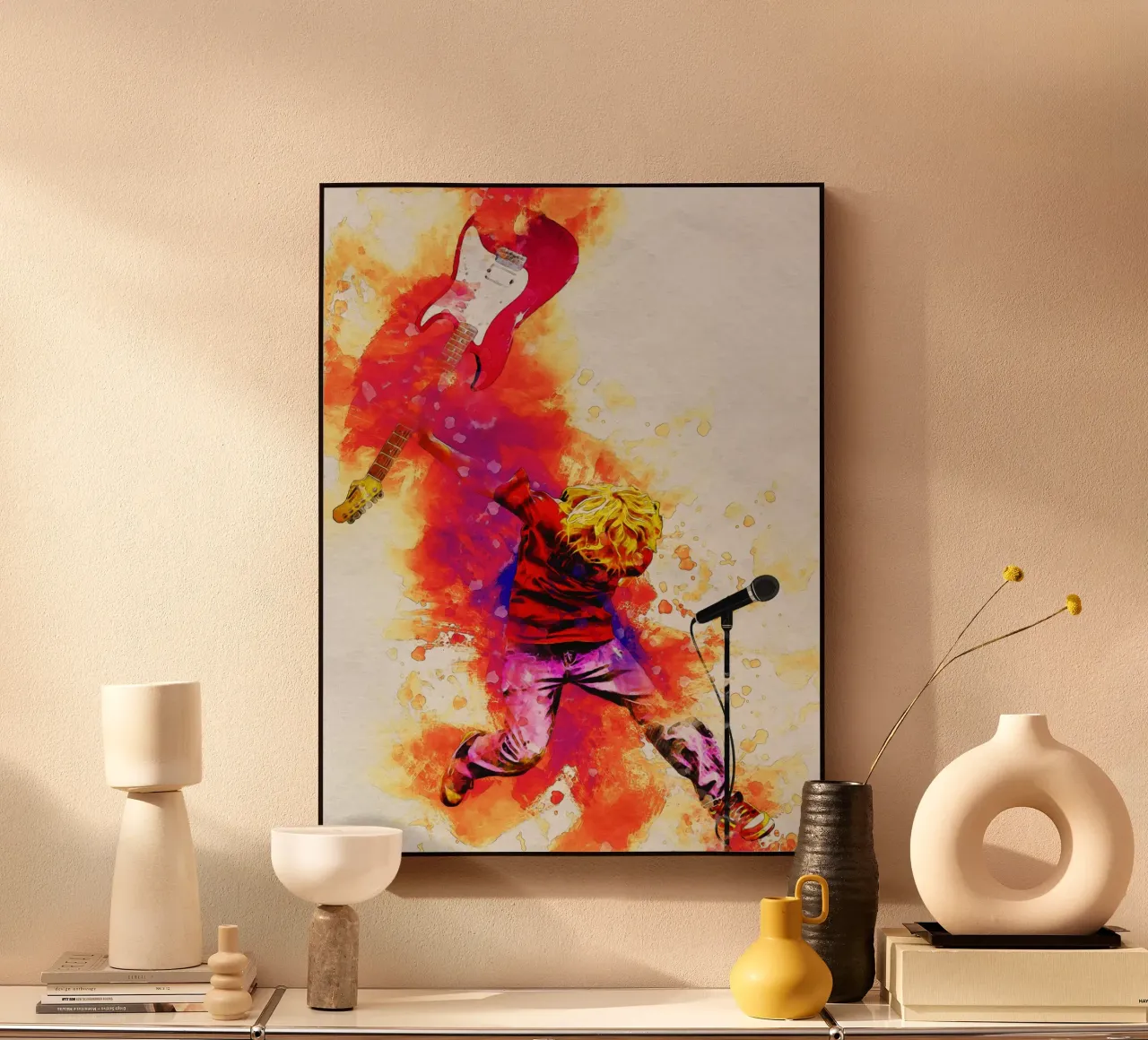 Smudge Kurt Cobain Jump placa de forex de Gunawan Rb