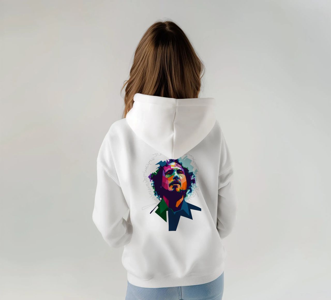 Zack de la Rocha WPAP fanart felpa con cappuccio da Alkahfsmart