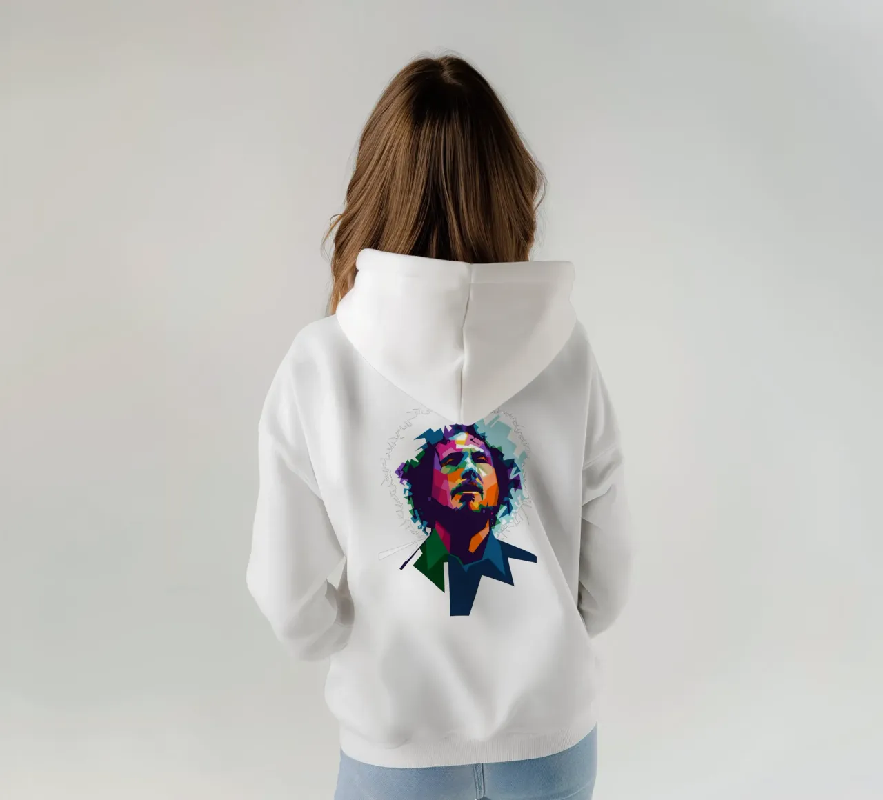 Zack de la Rocha WPAP fanart felpa con cappuccio da Alkahfsmart