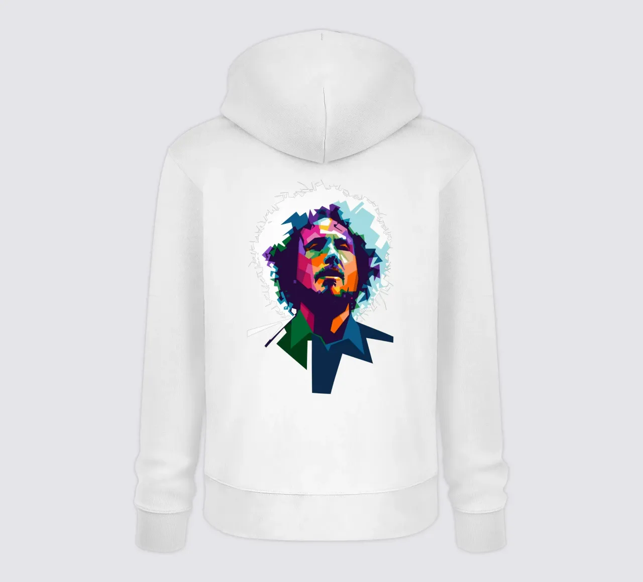 Zack de la Rocha WPAP fanart felpa con cappuccio da Alkahfsmart
