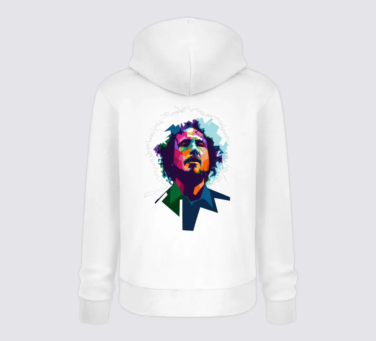 Zack de la Rocha WPAP fanart sudadera con capucha de Alkahfsmart
