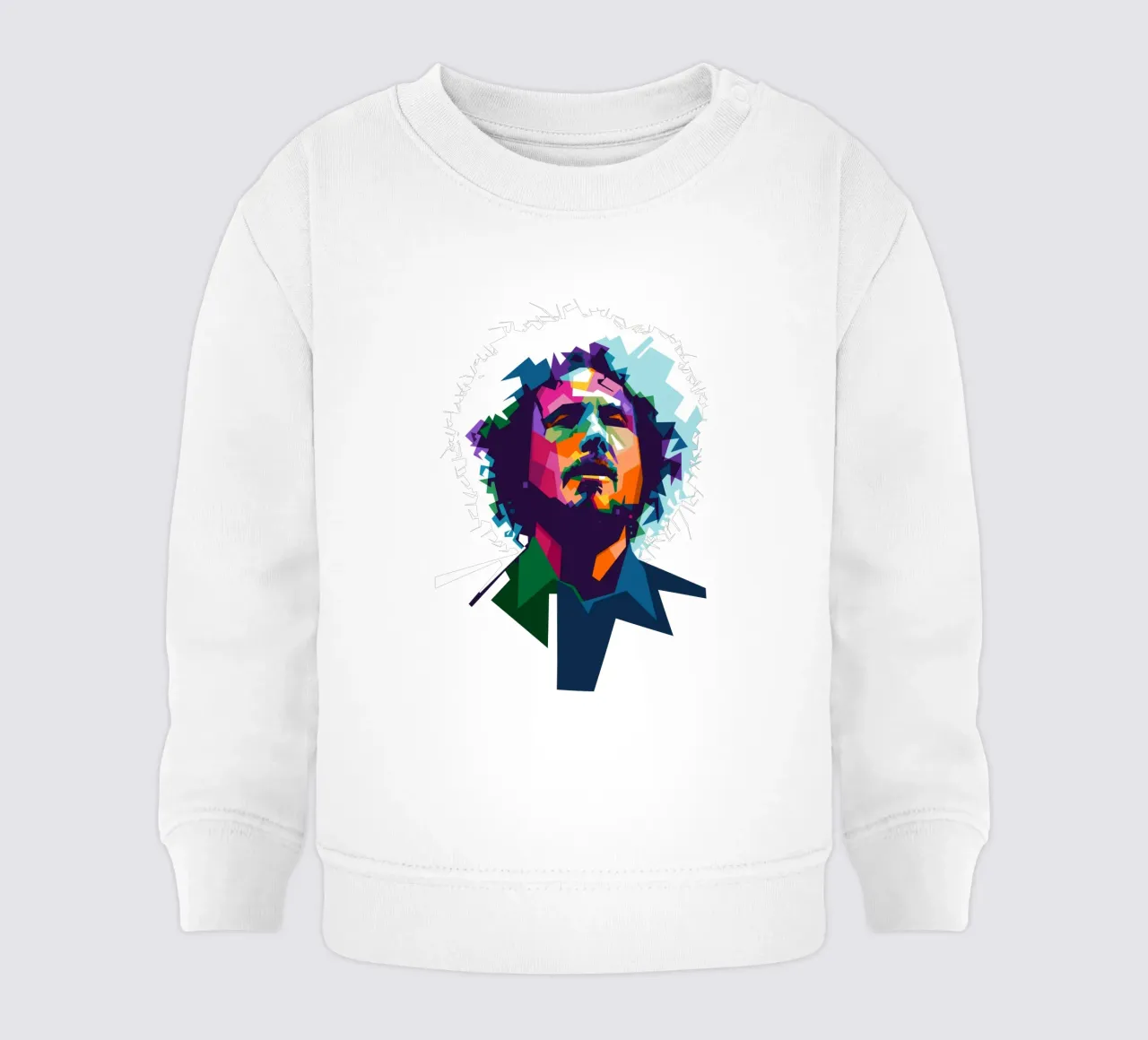 Zack de la Rocha WPAP fanart baby sweatshirt van Alkahfsmart