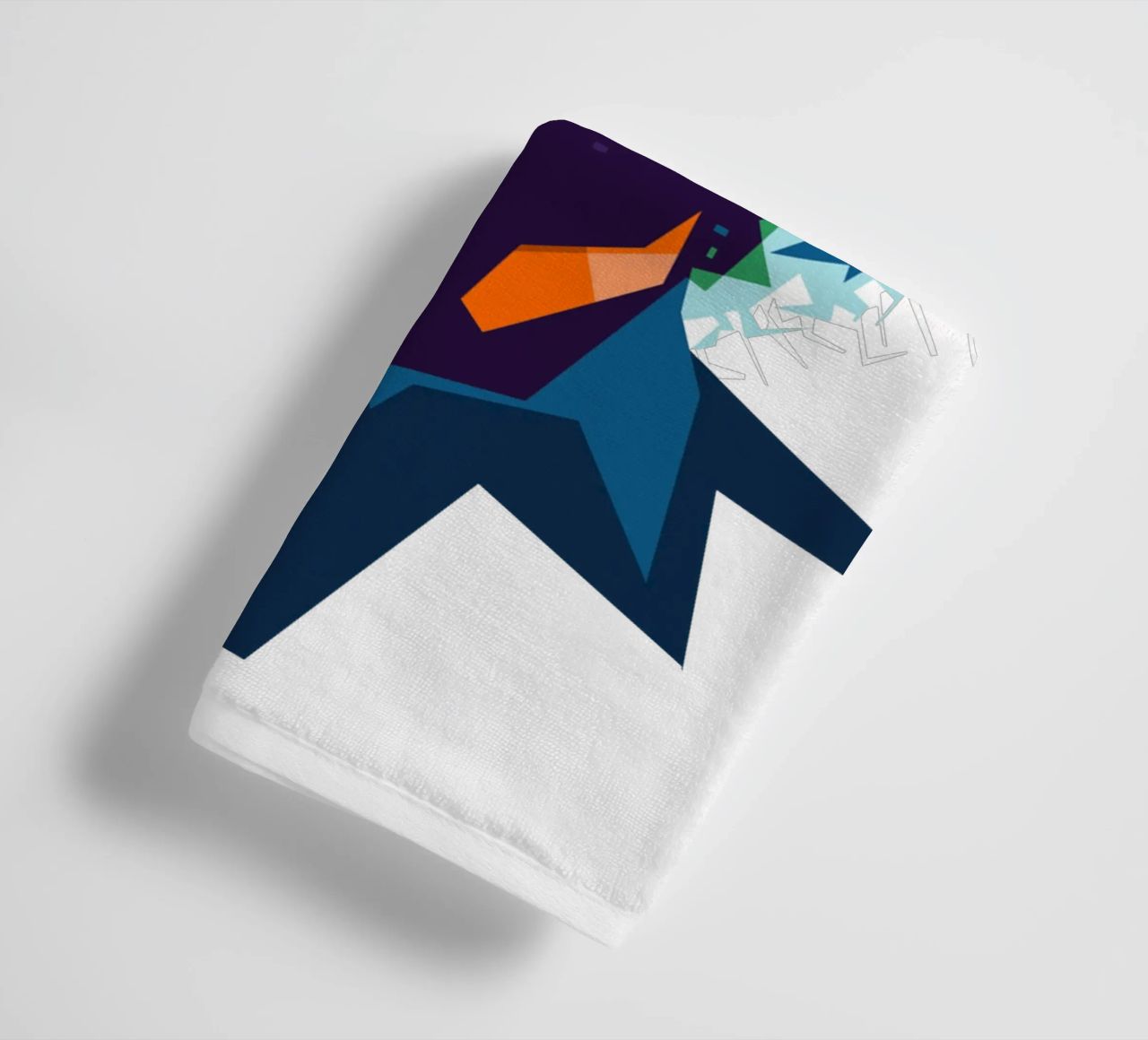 Zack de la Rocha WPAP fanart badhanddoek van Alkahfsmart
