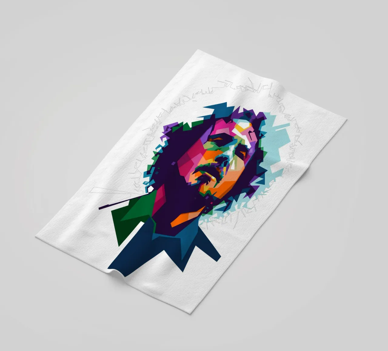 Zack de la Rocha WPAP fanart telo mare da Alkahfsmart