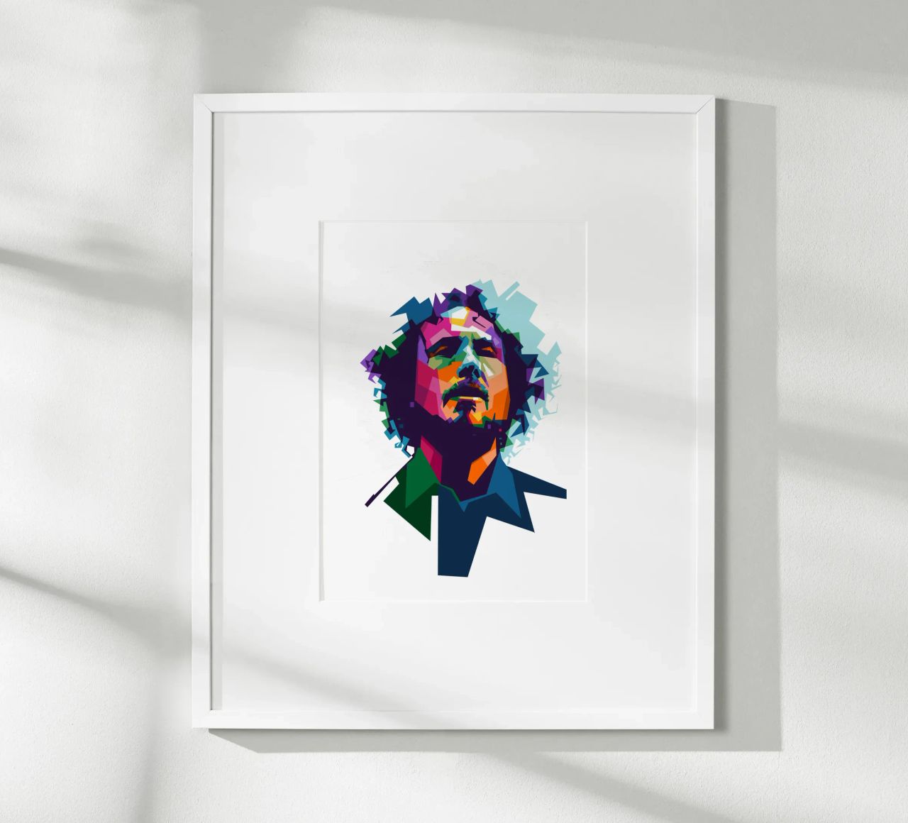 Zack de la Rocha WPAP fanart poster van Alkahfsmart