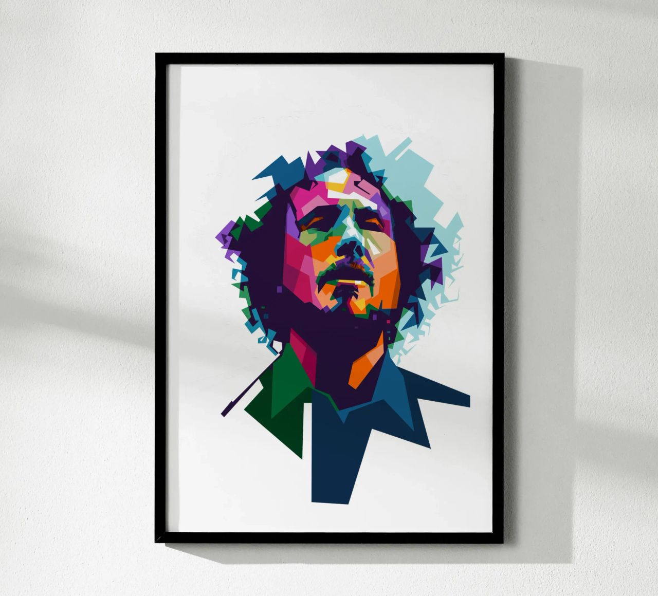 Zack de la Rocha WPAP fanart poster van Alkahfsmart