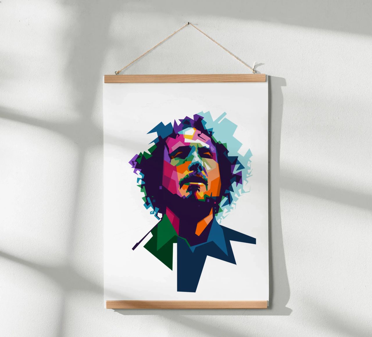 Zack de la Rocha WPAP fanart poster van Alkahfsmart