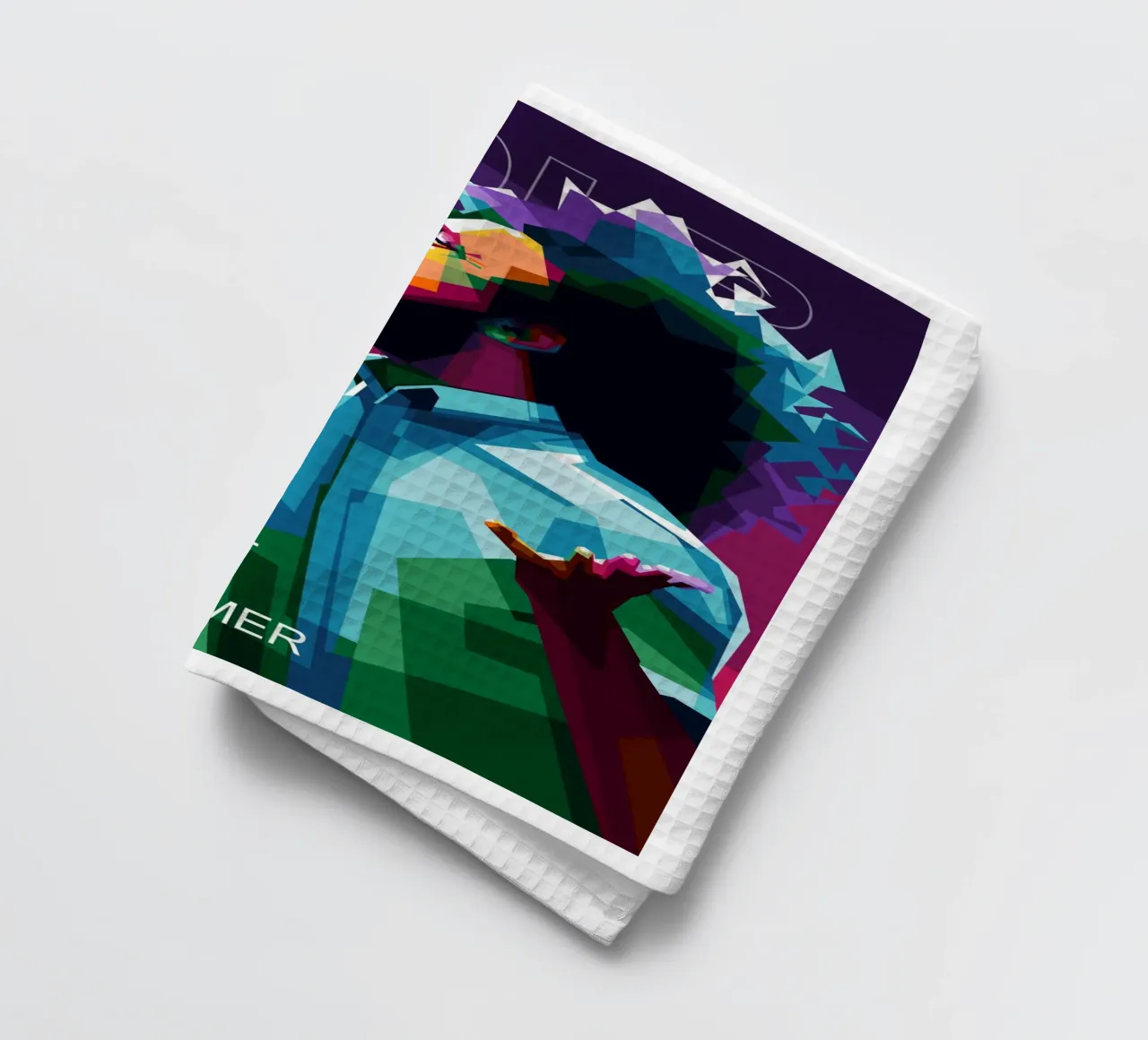 UN SEUL DIEU, UN SEUL MARCHÉ, UNE SEULE VÉRITÉ, UN SEUL CONSOMMATEUR. torchon de Alkahfsmart