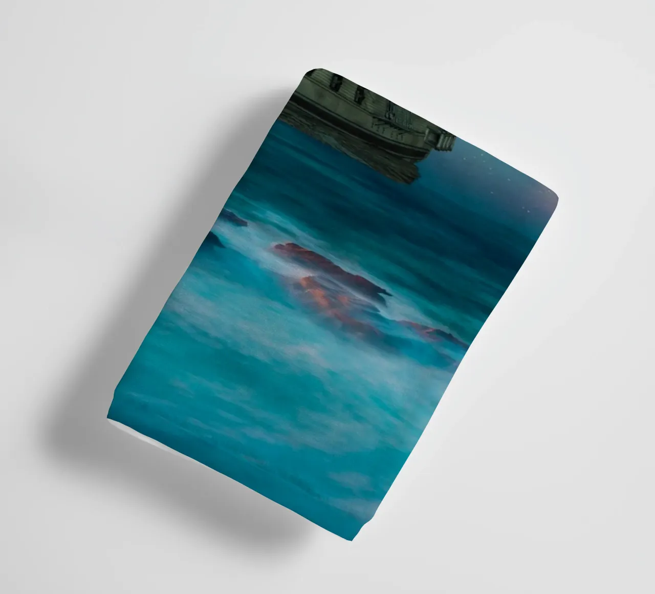 Sailing Under the Full Moon towel by Berwies Artwork
