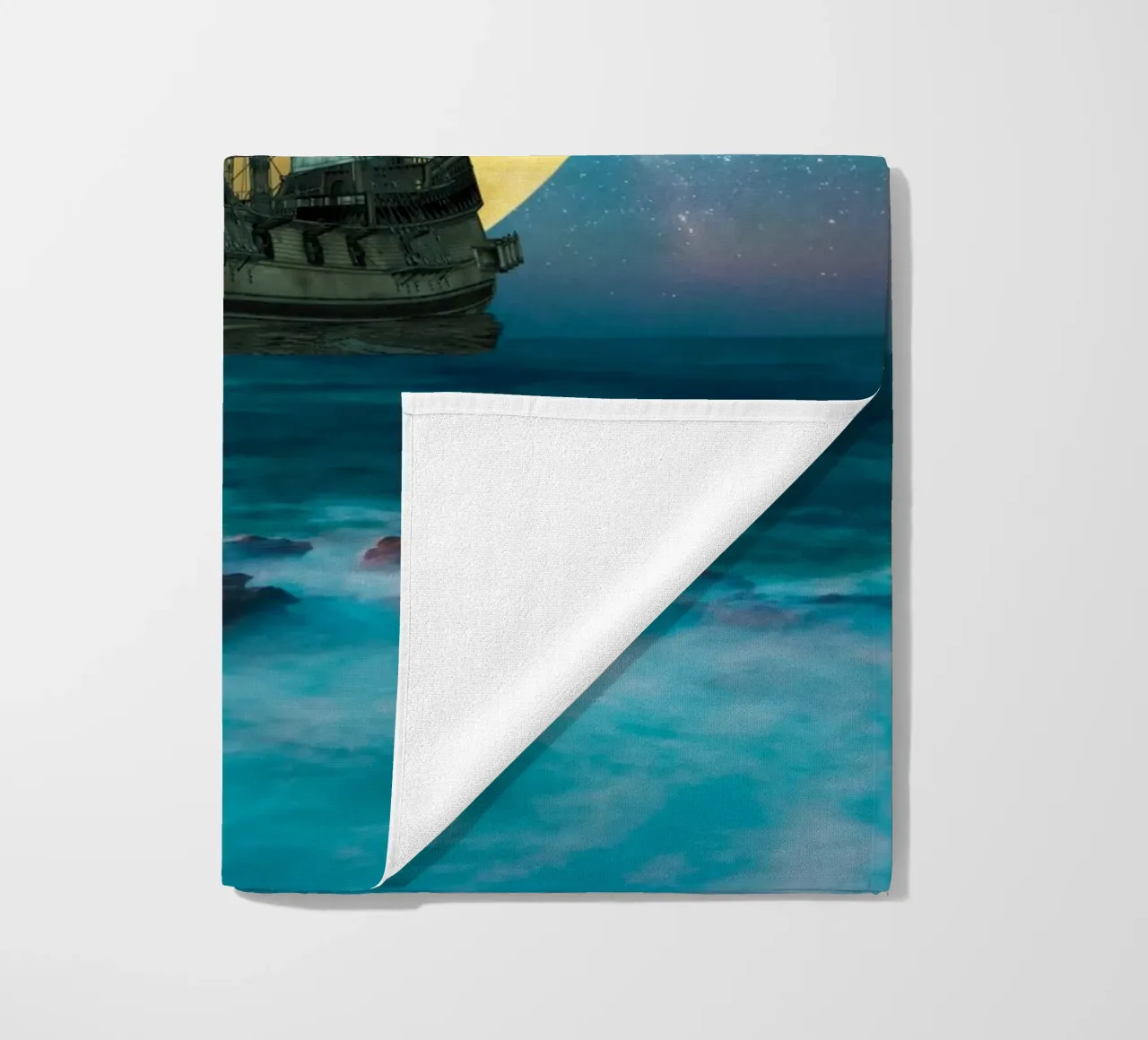 Navigare con la luna piena telo mare da Berwies Artwork