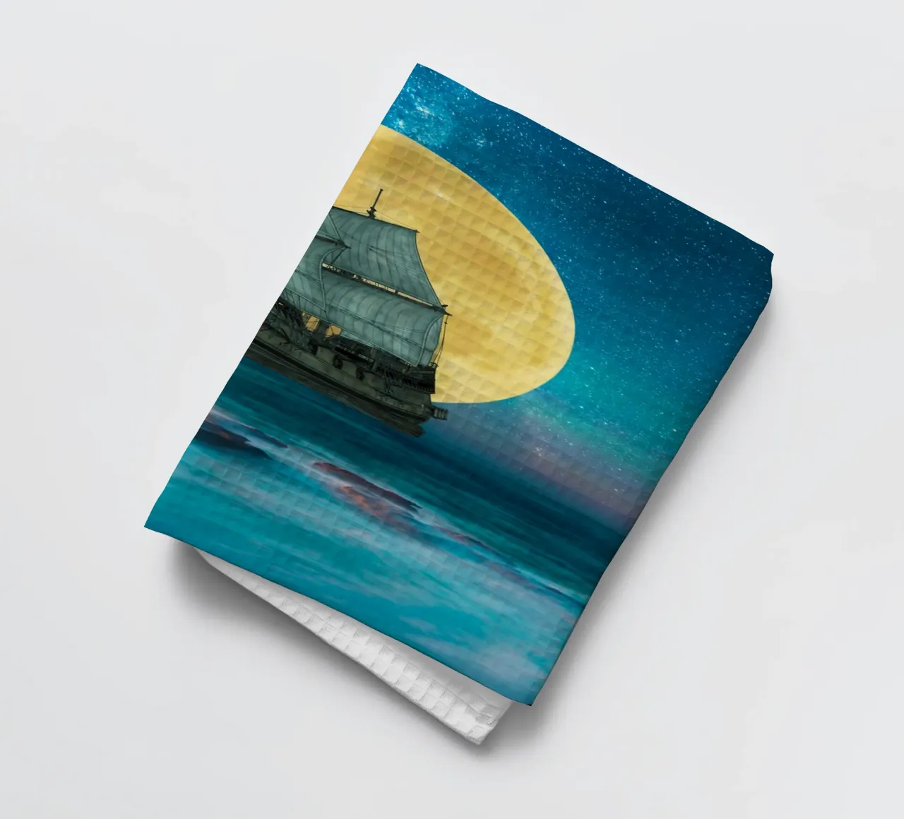 Navigare con la luna piena canovaccio da cucina da Berwies Artwork