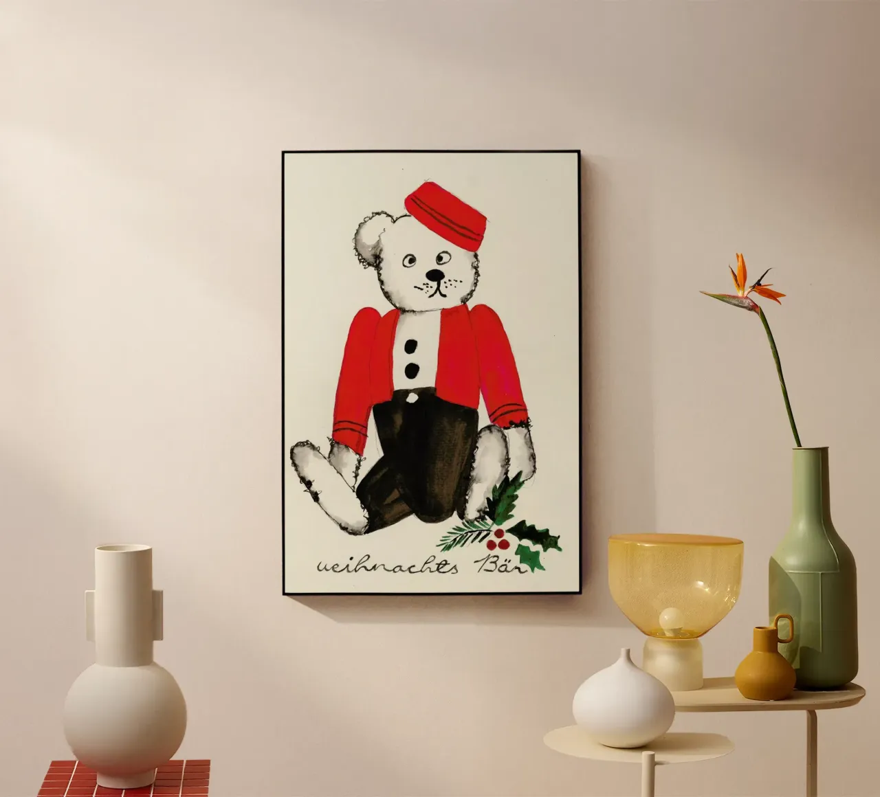 Weihnachtsbär plexiglass da Nathys_illustration